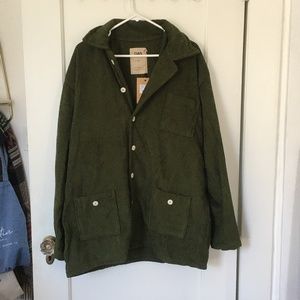 OAS army dandy long sleeve terry jacket XL NWT